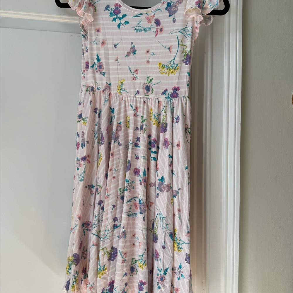 Dot Dot Smile Floral Dress - Pink and Purple